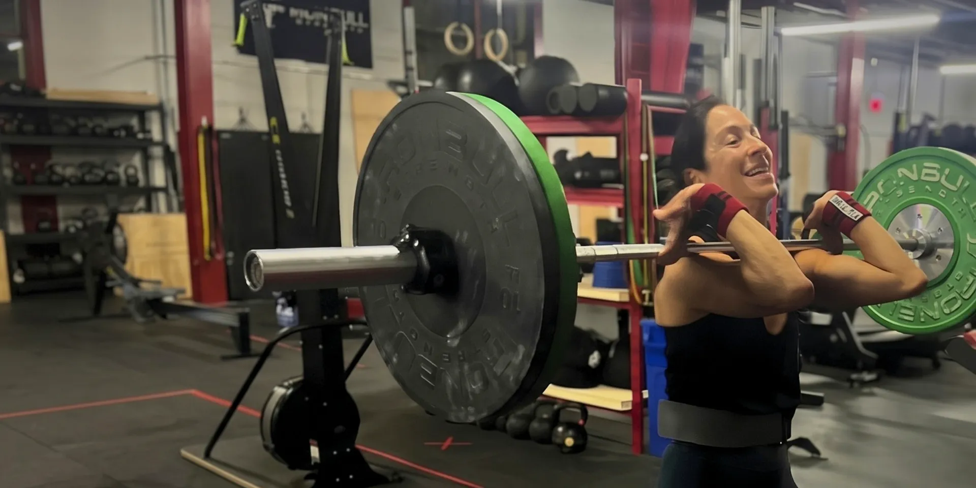 Athlete in motion at the PRO1 gym