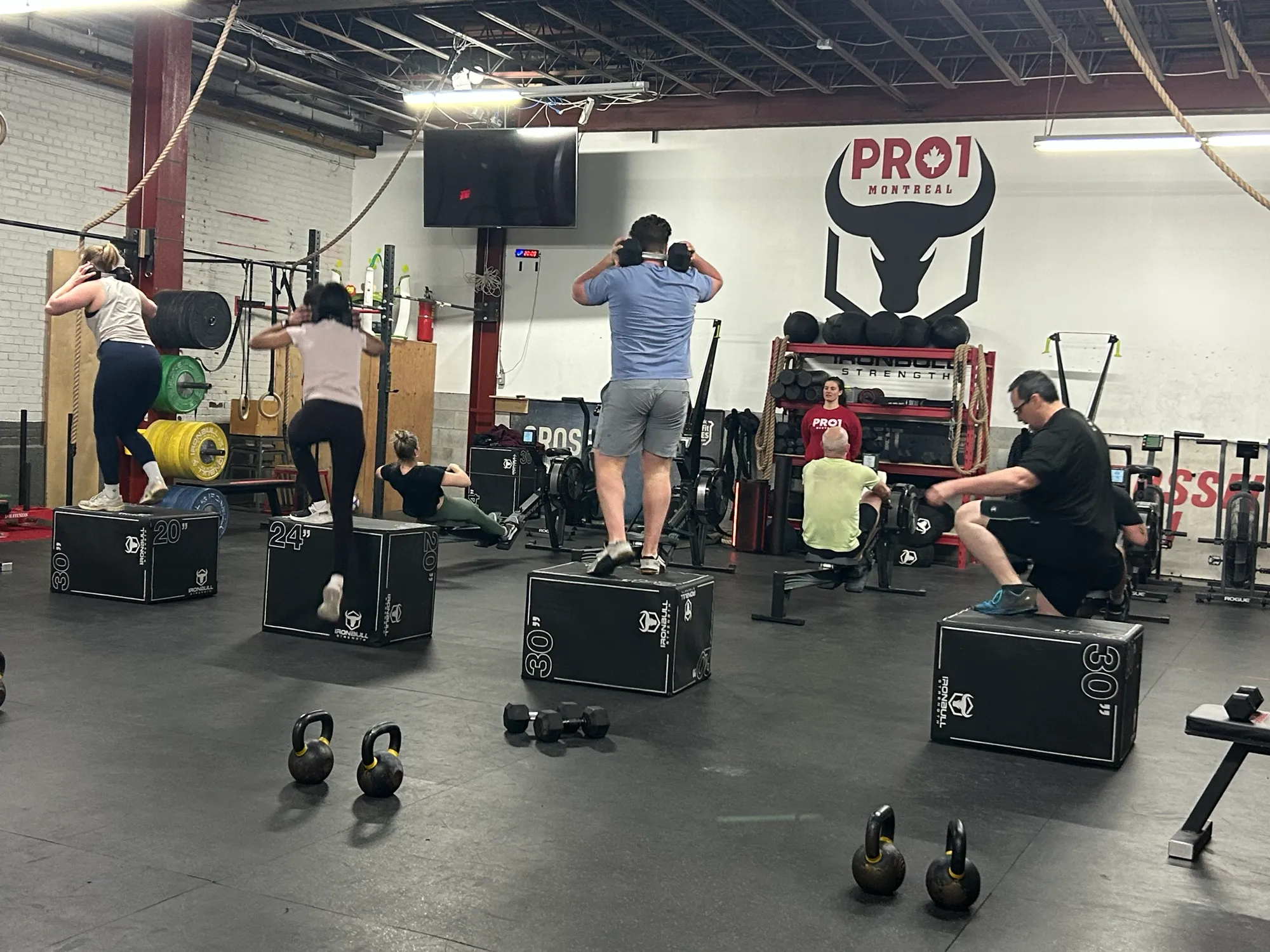 Group class in action under the PRO1 logo