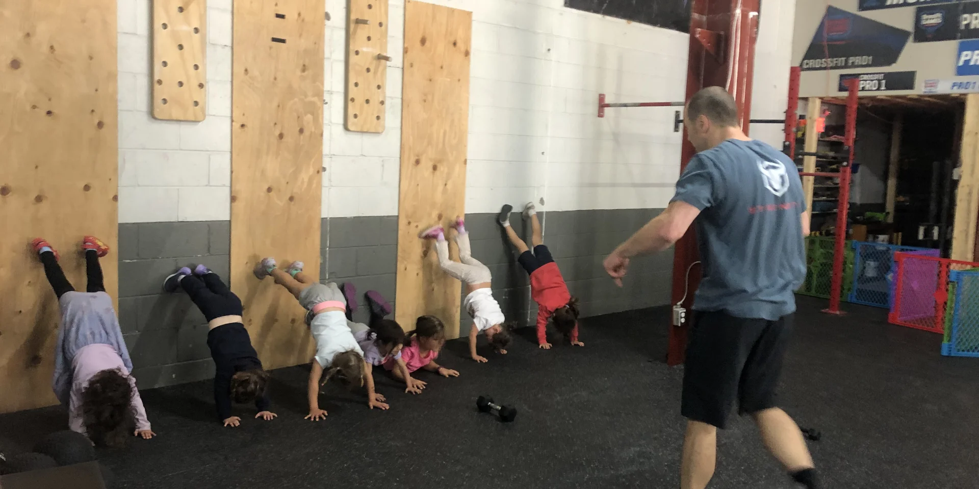 coach with kids